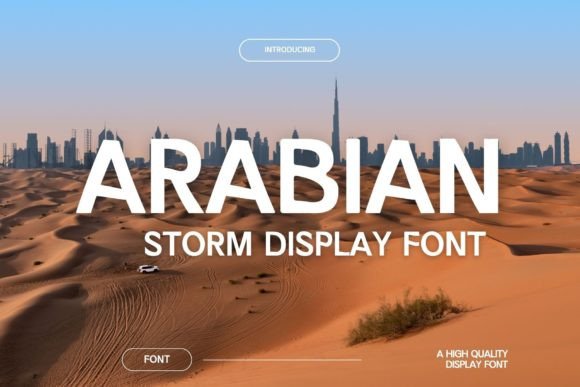 Arabian Storm Font for Bold Branding and Creative Projects