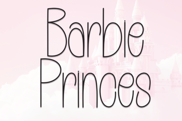 Barbie Princes: A Handwritten Display Font for Editorial Design