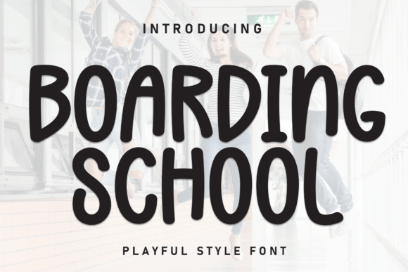 Boarding School Font for Bold Brand Identity