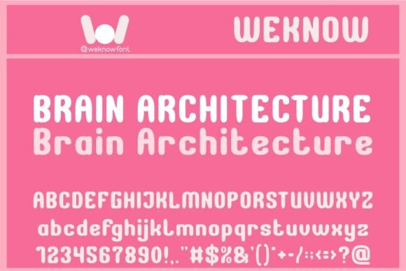 Brain Architecture: The Vibrant Display Font for Bold Small Business Branding