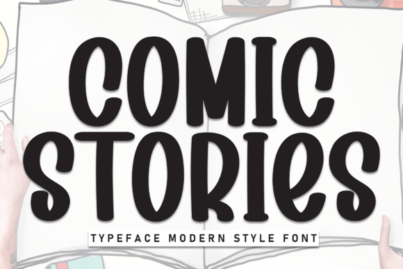 Comic Stories Typeface: Playful Display Font for Web Design