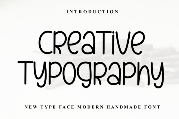 Creative Typography Font for Polished Branding and Display Design
