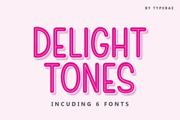 Delight Tones: A Playful Display Font for Editorial Projects