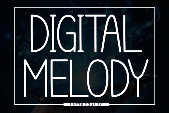 Digital Melody: A Modern Handwritten Font for Elegant Campaigns