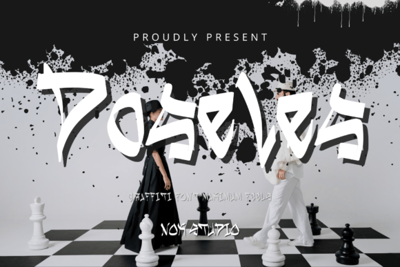 Doseles Graffiti Typeface for Urban Brand Identity