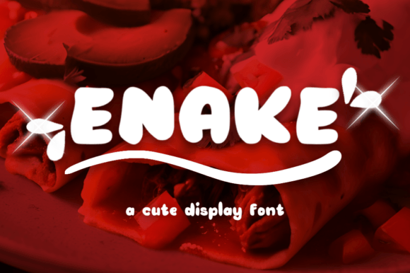 Enake: A Modern Cute Display Font for Editorial Design