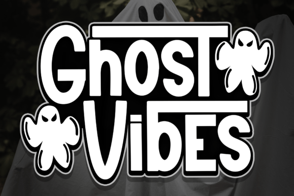 Ghost Vibes Typeface for Spooky Campaign Design