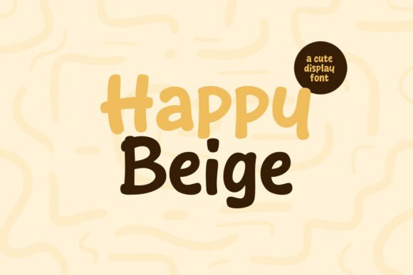 Happy Beige: The Modern Display Typeface for Editorial Design