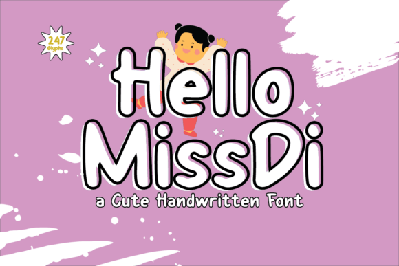Hello Missdi: A Whimsical Handwritten Font for Crafters