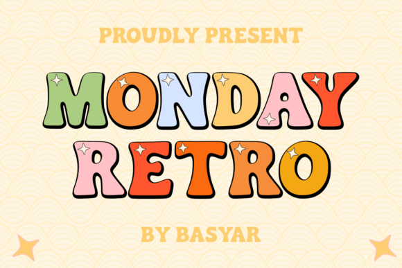 Monday Retro Typeface Review for Editorial Design