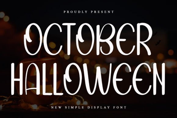October Halloween: A Fresh Display Font Review