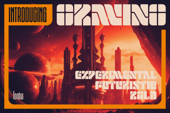 Oravino Font: A Futuristic Typeface for Digital Design