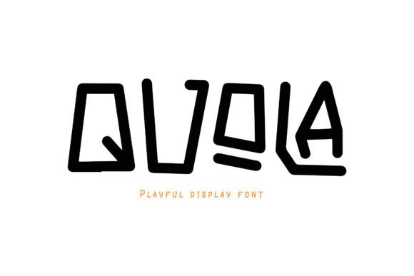 Quola: A Playful Monoline Display Font for Handmade Branding