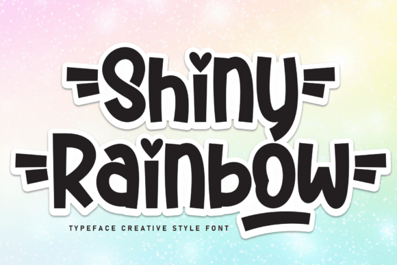 Shiny Rainbow: A Cheerful Handwritten Font for Digital Branding