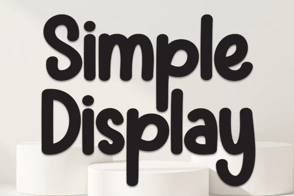 Simple Display: A Charming Handwritten Font for Creative Projects