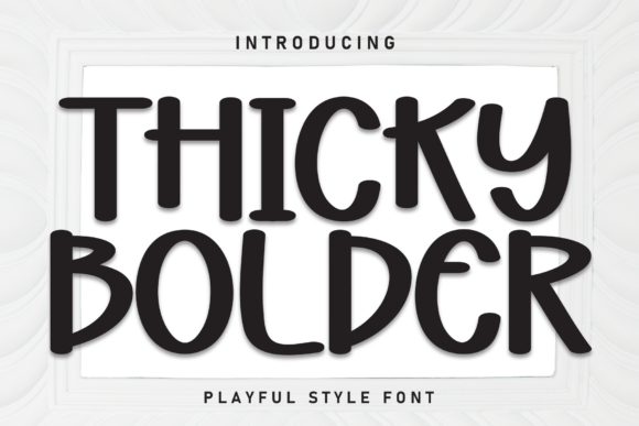 Thicky Bolder Typeface Review for Bold Editorial Headlines