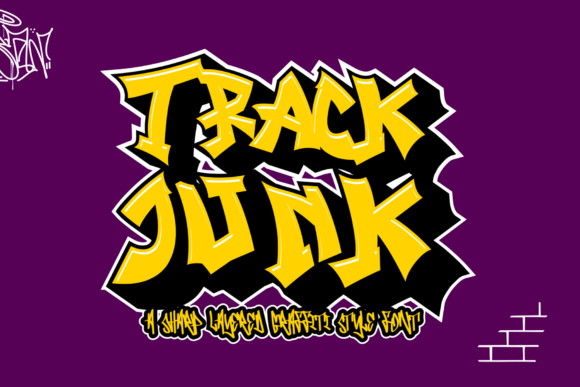 Track Junk Font: A Bold Typeface for Makers and Sellers