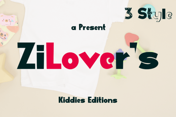 Zilovers: The Whimsical Display Font for Joyful Digital Experiences